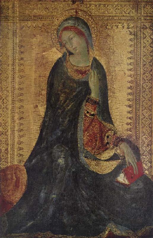 Simone Martini The Madonna From the Annunciation